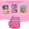 image:imageBentgo Kids Insulated WaterResistant Reusable Lunch Tote  Lightweight amp Durable Lunch Bag with Water Bottle Holder amp Mesh Pocket Fits Lunch Box amp Water Bottle For Ages 3 DinosaurRainbow
