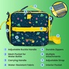 image:imageBentgo Kids Lunch Bag  DoubleInsulated Reusable Lunch Bag for Kids 3 with Adjustable Strap Holds Lunch BoxWater BottleSnacks EasyClean WaterResistant amp Pockets Glitter  Petal PinkSpace