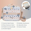 image:imageBentgo Kids Lunch Bag  DoubleInsulated Reusable Lunch Bag for Kids 3 with Adjustable Strap Holds Lunch BoxWater BottleSnacks EasyClean WaterResistant amp Pockets Glitter  Petal PinkChecker Gradient