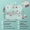 image:imageBentgo Kids Lunch Bag  DoubleInsulated Reusable Lunch Bag for Kids 3 with Adjustable Strap Holds Lunch BoxWater BottleSnacks EasyClean WaterResistant amp Pockets Glitter  Petal PinkPuppy Love