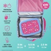 image:imageBentgo Kids Lunch Bag  DoubleInsulated Reusable Lunch Bag for Kids 3 with Adjustable Strap Holds Lunch BoxWater BottleSnacks EasyClean WaterResistant amp Pockets Glitter  Petal PinkRainbows  Butterflies