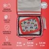 image:imageBentgo Kids Lunch Bag  DoubleInsulated Reusable Lunch Bag for Kids 3 with Adjustable Strap Holds Lunch BoxWater BottleSnacks EasyClean WaterResistant amp Pockets Glitter  Petal PinkTrucks