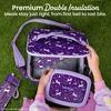 image:imageBentgo Kids Lunch Bag  DoubleInsulated Reusable Lunch Bag for Kids 3 with Adjustable Strap Holds Lunch BoxWater BottleSnacks EasyClean WaterResistant amp Pockets Glitter  Petal PinkUnicorn