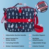 image:imageBentgo Kids Lunch Bag  DoubleInsulated Reusable Lunch Bag for Kids 3 with Adjustable Strap Holds Lunch BoxWater BottleSnacks EasyClean WaterResistant amp Pockets Glitter  Petal PinkRocket