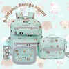 image:imageBentgo Kids Lunch Bag  DoubleInsulated Reusable Lunch Bag for Kids 3 with Adjustable Strap Holds Lunch BoxWater BottleSnacks EasyClean WaterResistant amp Pockets Glitter  Petal PinkPuppy Love