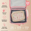 image:imageBentgo Kids Prints DoubleInsulated Reusable Lunch Bag  For Kids 3 Adjustable Strap Holds Lunch BoxWater BottleSnacks EasyClean WaterResistant Pockets Abyss Blue SpeckleCowgirl Dreams