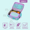 image:imageBentgo Kids Prints DoubleInsulated Reusable Lunch Bag  For Kids 3 Adjustable Strap Holds Lunch BoxWater BottleSnacks EasyClean WaterResistant Pockets Abyss Blue SpeckleMermaid
