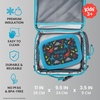 image:imageBentgo Kids Prints DoubleInsulated Reusable Lunch Bag  For Kids 3 Adjustable Strap Holds Lunch BoxWater BottleSnacks EasyClean WaterResistant Pockets Abyss Blue SpeckleDinosaur