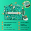 image:imageBentgo Kids Prints DoubleInsulated Reusable Lunch Bag  For Kids 3 Adjustable Strap Holds Lunch BoxWater BottleSnacks EasyClean WaterResistant Pockets Abyss Blue SpeckleBug Buddies