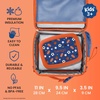 image:imageBentgo Kids Prints DoubleInsulated Reusable Lunch Bag  For Kids 3 Adjustable Strap Holds Lunch BoxWater BottleSnacks EasyClean WaterResistant Pockets Abyss Blue SpeckleSports