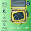 image:imageBentgo Kids Prints DoubleInsulated Reusable Lunch Bag  For Kids 3 Adjustable Strap Holds Lunch BoxWater BottleSnacks EasyClean WaterResistant Pockets Abyss Blue SpeckleSpace