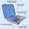 image:imageBentgo Kids Prints Stainless Steel LeakResistant 3Compartment Lunch Box  For Kids 3 Bonus Silicone Container Durable OdorFree DishwasherSafe PFAS amp BPAFree SharkRainbows and Butterflies