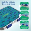 image:imageBentgo Kids Prints Stainless Steel LeakResistant 3Compartment Lunch Box  For Kids 3 Bonus Silicone Container Durable OdorFree DishwasherSafe PFAS amp BPAFree SharkShark