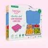 image:imageBentgo Kids Prints Stainless Steel LeakResistant 3Compartment Lunch Box  For Kids 3 Bonus Silicone Container Durable OdorFree DishwasherSafe PFAS amp BPAFree SharkRainbows and Butterflies