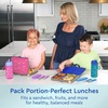 image:imageBentgo Kids Prints Stainless Steel LeakResistant 3Compartment Lunch Box  For Kids 3 Bonus Silicone Container Durable OdorFree DishwasherSafe PFAS amp BPAFree SharkShark