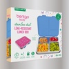 image:imageBentgo Kids Prints Stainless Steel LeakResistant 3Compartment Lunch Box  For Kids 3 Bonus Silicone Container Durable OdorFree DishwasherSafe PFAS amp BPAFree SharkRainbows and Butterflies