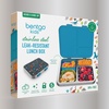 image:imageBentgo Kids Prints Stainless Steel LeakResistant 3Compartment Lunch Box  For Kids 3 Bonus Silicone Container Durable OdorFree DishwasherSafe PFAS amp BPAFree SharkDinosaur