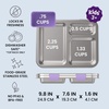 image:imageBentgo Kids Prints Stainless Steel LeakResistant 3Compartment Lunch Box  For Kids 3 Bonus Silicone Container Durable OdorFree DishwasherSafe PFAS amp BPAFree SharkUnicorn