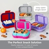 image:imageBentgo Kids Snack LeakProof 2 Compartment BentoStyle Container  For Snacks amp Small Meals EasyOpen Latch Dishwasher Safe BPAFree for School Daycare amp Sports Ages 3 GreenNavyGray