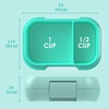 image:imageBentgo Kids Snack LeakProof 2 Compartment BentoStyle Container  For Snacks amp Small Meals EasyOpen Latch Dishwasher Safe BPAFree for School Daycare amp Sports Ages 3 GreenNavyAqua