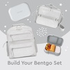 image:imageBentgo Kids Snack LeakProof 2 Compartment BentoStyle Container  For Snacks amp Small Meals EasyOpen Latch Dishwasher Safe BPAFree for School Daycare amp Sports Ages 3 GreenNavyGray