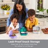 image:imageBentgo Kids Snack LeakProof 2 Compartment BentoStyle Container  For Snacks amp Small Meals EasyOpen Latch Dishwasher Safe BPAFree for School Daycare amp Sports Ages 3 GreenNavyGray