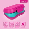 image:imageBentgo Kids Snack LeakProof 2 Compartment BentoStyle Container  For Snacks amp Small Meals EasyOpen Latch Dishwasher Safe BPAFree for School Daycare amp Sports Ages 3 GreenNavyFuchsiaTeal