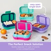image:imageBentgo Kids Snack LeakProof 2 Compartment BentoStyle Container  For Snacks amp Small Meals EasyOpen Latch Dishwasher Safe BPAFree for School Daycare amp Sports Ages 3 GreenNavyPurple