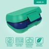 image:imageBentgo Kids Snack LeakProof 2 Compartment BentoStyle Container  For Snacks amp Small Meals EasyOpen Latch Dishwasher Safe BPAFree for School Daycare amp Sports Ages 3 GreenNavyGreenNavy