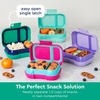 image:imageBentgo Kids Snack LeakProof 2 Compartment BentoStyle Container  For Snacks amp Small Meals EasyOpen Latch Dishwasher Safe BPAFree for School Daycare amp Sports Ages 3 GreenNavyGreenNavy