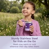 image:imageBentgo Kids Stainless Steel LeakProof Food Jar for Hot or Cold Food  11 fl oz Double Insulated Container with Removable Silicone Bumper Dishwasher Safe Easy Open Lid Ages 3 Cowgirl DreamsUnicorn