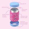 image:imageBentgo Kids Stainless Steel LeakProof Food Jar for Hot or Cold Food  11 fl oz Double Insulated Container with Removable Silicone Bumper Dishwasher Safe Easy Open Lid Ages 3 Cowgirl DreamsRainbows and Butterflies