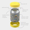 image:imageBentgo Kids Stainless Steel LeakProof Food Jar for Hot or Cold Food  11 fl oz Double Insulated Container with Removable Silicone Bumper Dishwasher Safe Easy Open Lid Ages 3 Cowgirl DreamsConstruction Trucks