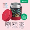 image:imageBentgo Kids Stainless Steel LeakProof Food Jar for Hot or Cold Food  11 fl oz Double Insulated Container with Removable Silicone Bumper Dishwasher Safe Easy Open Lid Ages 3 Cowgirl DreamsSssnakes
