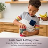 image:imageBentgo Kids Stainless Steel LeakProof Food Jar for Hot or Cold Food  11 fl oz Double Insulated Container with Removable Silicone Bumper Dishwasher Safe Easy Open Lid Ages 3 Cowgirl DreamsSssnakes