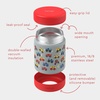 image:imageBentgo Kids Stainless Steel LeakProof Food Jar for Hot or Cold Food  11 fl oz Double Insulated Container with Removable Silicone Bumper Dishwasher Safe Easy Open Lid Ages 3 Cowgirl DreamsTrucks