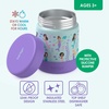 image:imageBentgo Kids Stainless Steel LeakProof Food Jar for Hot or Cold Food  11 fl oz Double Insulated Container with Removable Silicone Bumper Dishwasher Safe Easy Open Lid Ages 3 Cowgirl DreamsSea Life