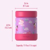 image:imageBentgo Kids Stainless Steel LeakProof Food Jar for Hot or Cold Food  11 fl oz Double Insulated Container with Removable Silicone Bumper Dishwasher Safe Easy Open Lid Ages 3 Cowgirl DreamsFairies