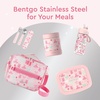 image:imageBentgo Kids Stainless Steel LeakProof Food Jar for Hot or Cold Food  11 fl oz Double Insulated Container with Removable Silicone Bumper Dishwasher Safe Easy Open Lid Ages 3 Cowgirl DreamsBallet and Bows