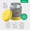 image:imageBentgo Kids Stainless Steel LeakProof Food Jar for Hot or Cold Food  11 fl oz Double Insulated Container with Removable Silicone Bumper Dishwasher Safe Easy Open Lid Ages 3 Cowgirl DreamsConstruction Trucks