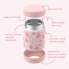 image:imageBentgo Kids Stainless Steel LeakProof Food Jar for Hot or Cold Food  11 fl oz Double Insulated Container with Removable Silicone Bumper Dishwasher Safe Easy Open Lid Ages 3 Cowgirl DreamsBallet and Bows
