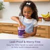 image:imageBentgo Kids Stainless Steel LeakProof Food Jar for Hot or Cold Food  11 fl oz Double Insulated Container with Removable Silicone Bumper Dishwasher Safe Easy Open Lid Ages 3 Cowgirl DreamsUnicorn