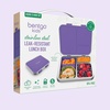 image:imageBentgo Kids Stainless Steel LeakResistant Lunch Box 3 Compartments  Bonus Silicone Container PFAS amp BPAFree OdorResistant Dishwasher Safe Ages 3 GreenPurple
