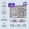 image:imageBentgo Kids Stainless Steel LeakResistant Lunch Box 3 Compartments  Bonus Silicone Container PFAS amp BPAFree OdorResistant Dishwasher Safe Ages 3 GreenPurple