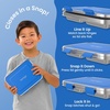 image:imageBentgo Kids Stainless Steel LeakResistant Lunch Box 3 Compartments  Bonus Silicone Container PFAS amp BPAFree OdorResistant Dishwasher Safe Ages 3 GreenBlue