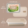 image:imageBentgo MicroSteel Heat amp Eat LeakProof Stainless Steel Container  MicrowaveSafe Airtight Easy to Clean Lightweight Food Storage with Silicone Lid Snack Size 2Cup Capacity RoseDinner Size 55 Cups Gold