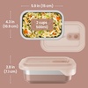 image:imageBentgo MicroSteel Heat amp Eat LeakProof Stainless Steel Container  MicrowaveSafe Airtight Easy to Clean Lightweight Food Storage with Silicone Lid Snack Size 2Cup Capacity RoseSnack Size 2 Cups Rose