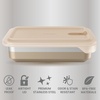image:imageBentgo MicroSteel Heat amp Eat LeakProof Stainless Steel Container  MicrowaveSafe Airtight Easy to Clean Lightweight Food Storage with Silicone Lid Snack Size 2Cup Capacity RoseDinner Size 55 Cups Gold