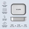 image:imageBentgo MicroSteel LeakProof Bento Lunch Box Microwave amp OvenSafe  5Cup Capacity Removable Divider Airtight Lid BPA amp PFASFree TopRack DishwasherSafe AquaStainless Steel