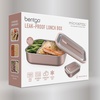 image:imageBentgo MicroSteel LeakProof Bento Lunch Box Microwave amp OvenSafe  5Cup Capacity Removable Divider Airtight Lid BPA amp PFASFree TopRack DishwasherSafe AquaRose Gold